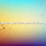 Réponse rapide : que faire avec du fromage suisse ?